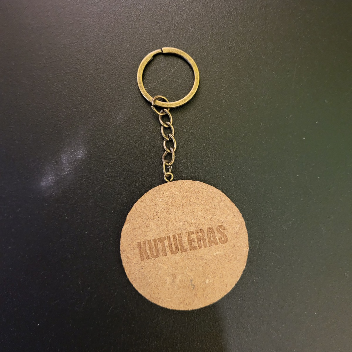 Necronomicon Wooden Keychain