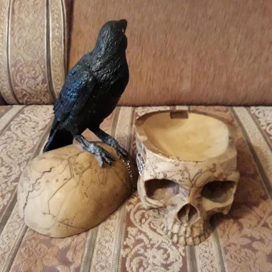Raven and Skull Box