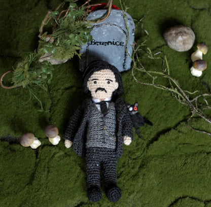 Edgar Allan Poe Wool doll