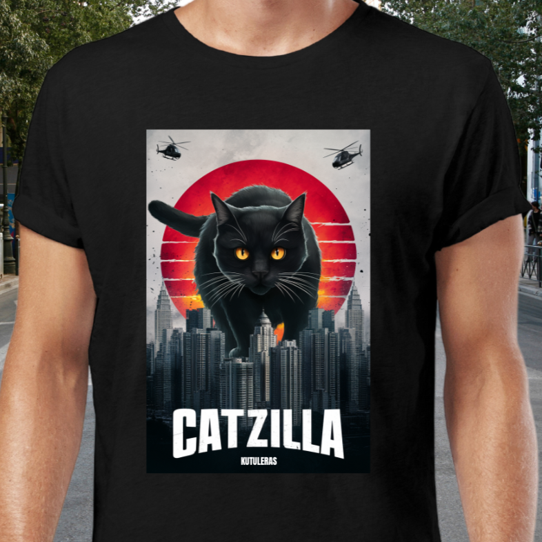 Camiseta "Catzilla"