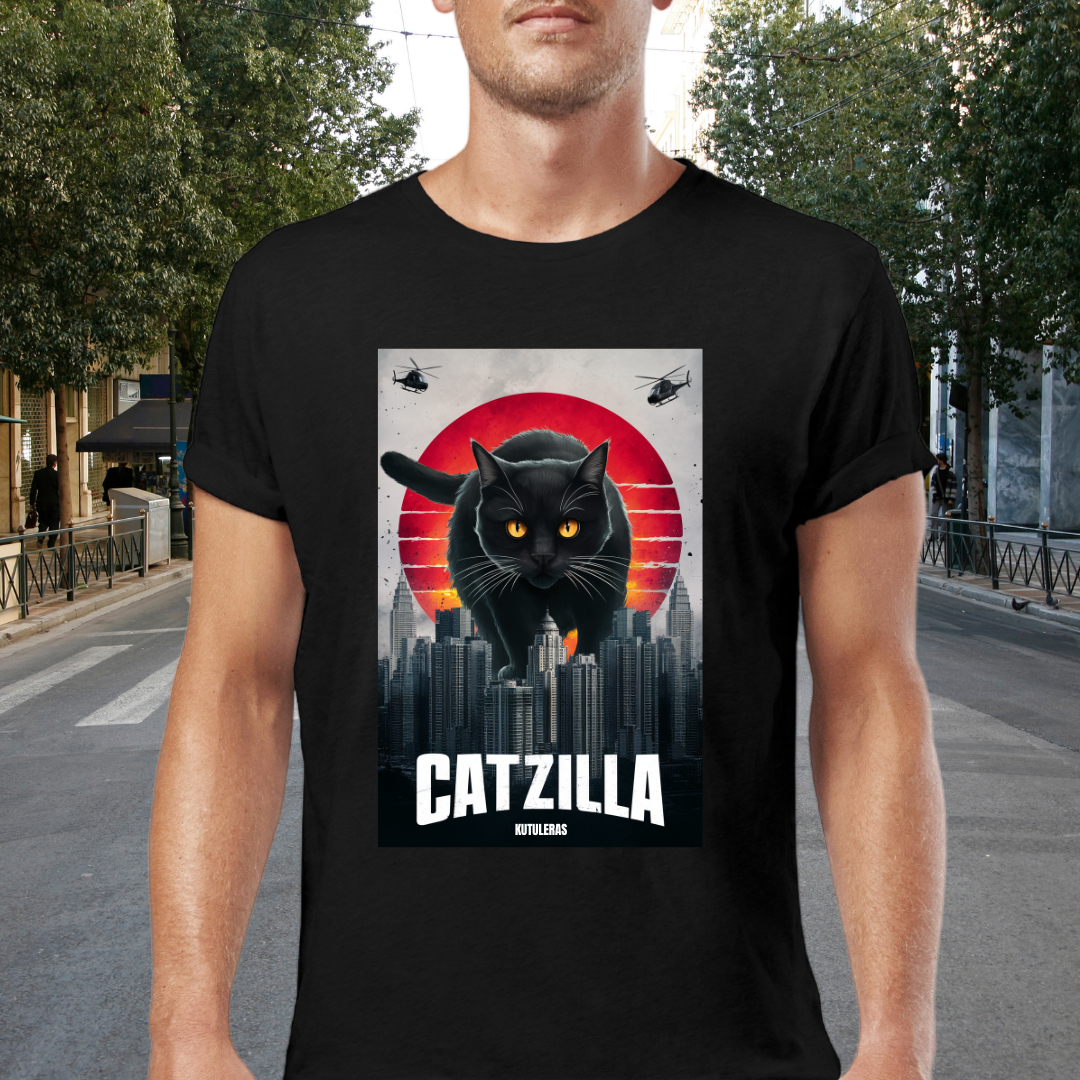 Camiseta "Catzilla"