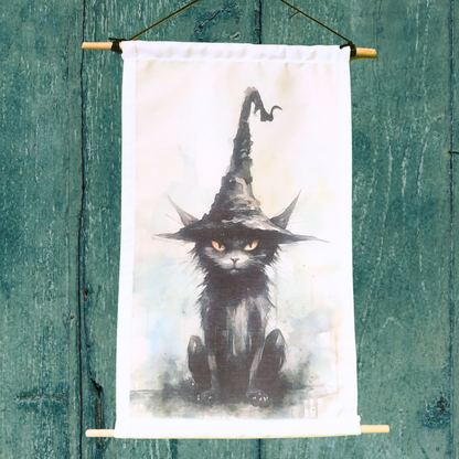 Witch cat Tapestry