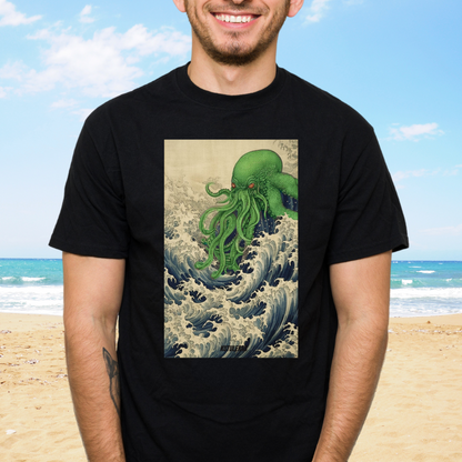 Camiseta Cthulhu antiguo Japón