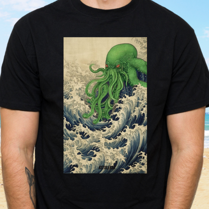 Camiseta Cthulhu antiguo Japón