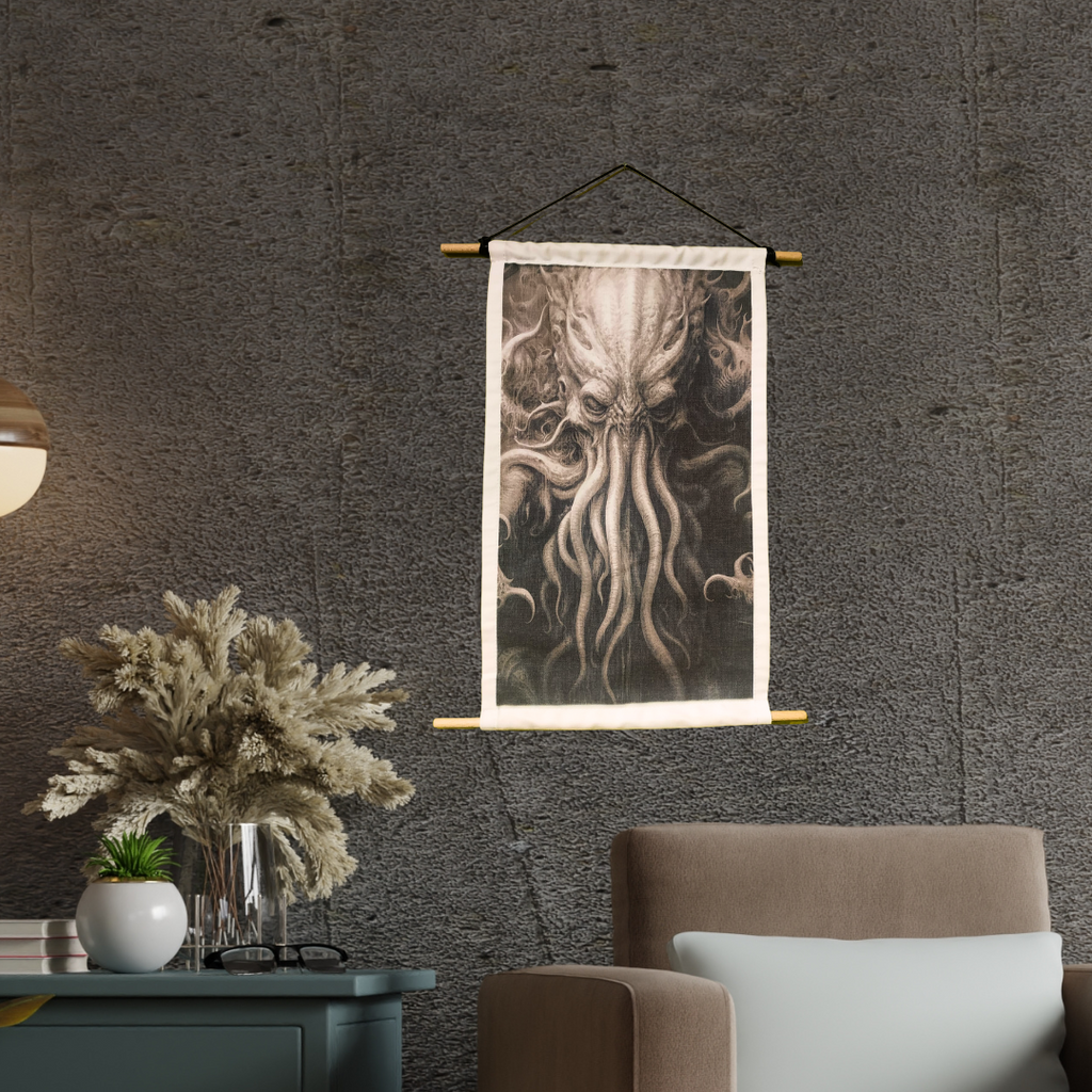 Tapiz gótico oscuro de Cthulhu