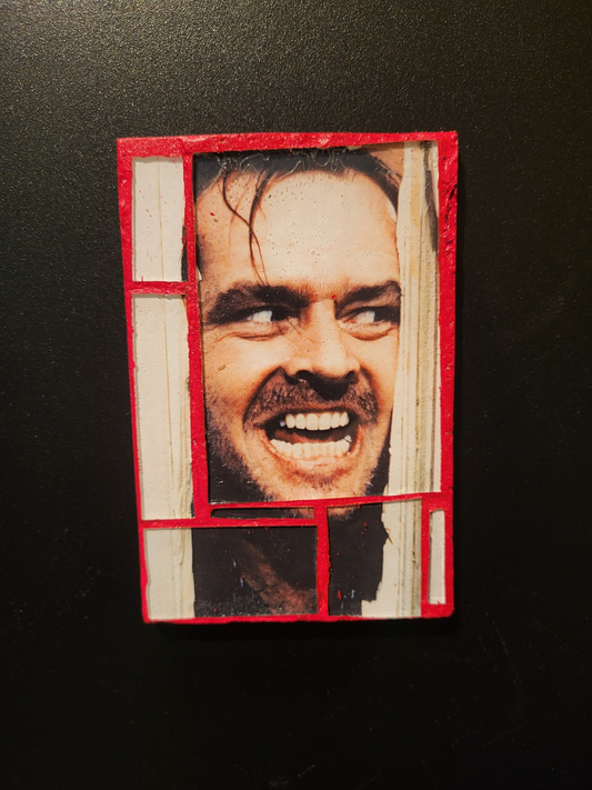 Glass mosaic magnet  "Jack Torrance - The Shining"