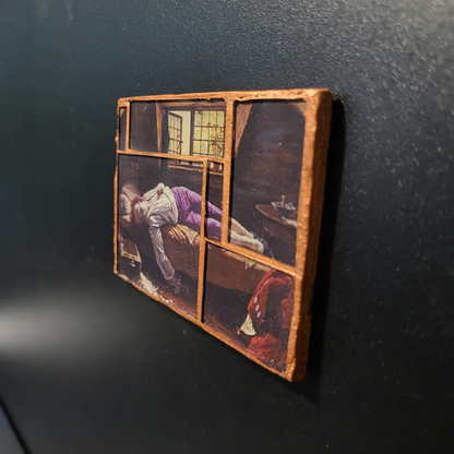 Glass mosaic magnet "The Death of Chatterton"