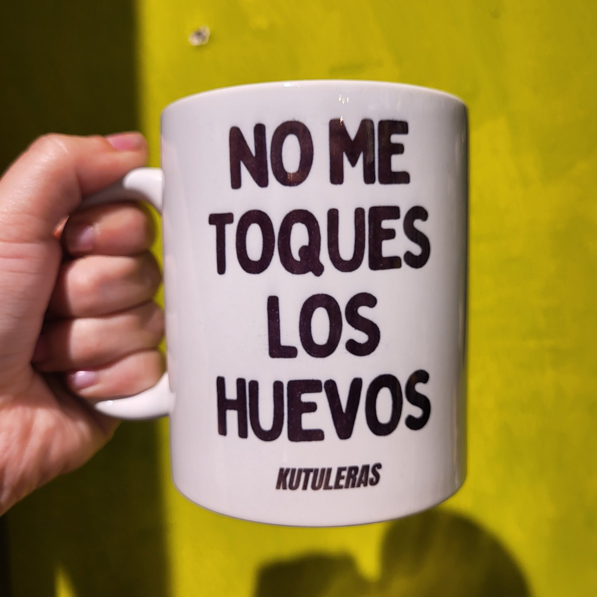 Kutuleras Mug "No me toques los huevos"