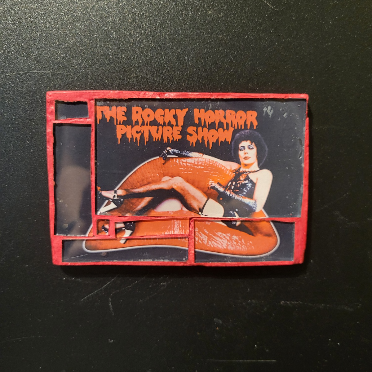 Glass mosaic magnet  "Rocky Horror Picture Show"