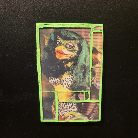 Glass mosaic magnet "Greta Gremlin"