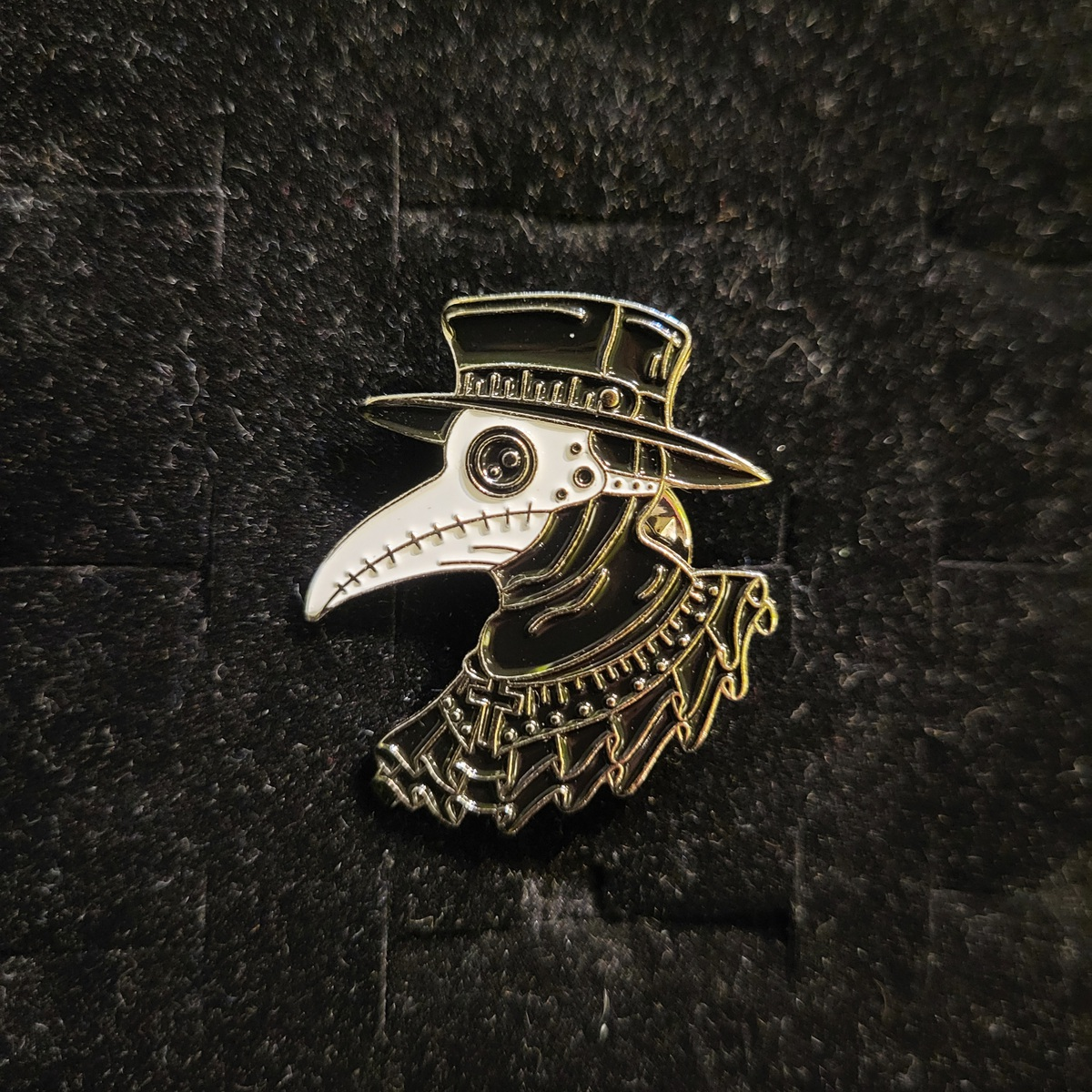 Plague Doctor Pin Badge