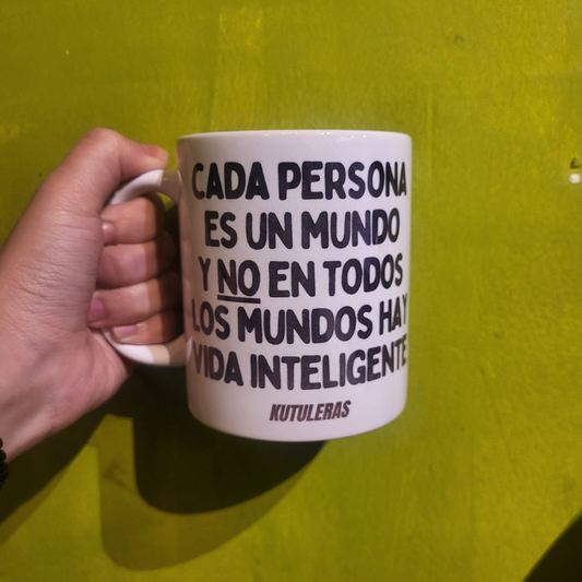 Kutuleras Mug "Cada persona es un mundo..."