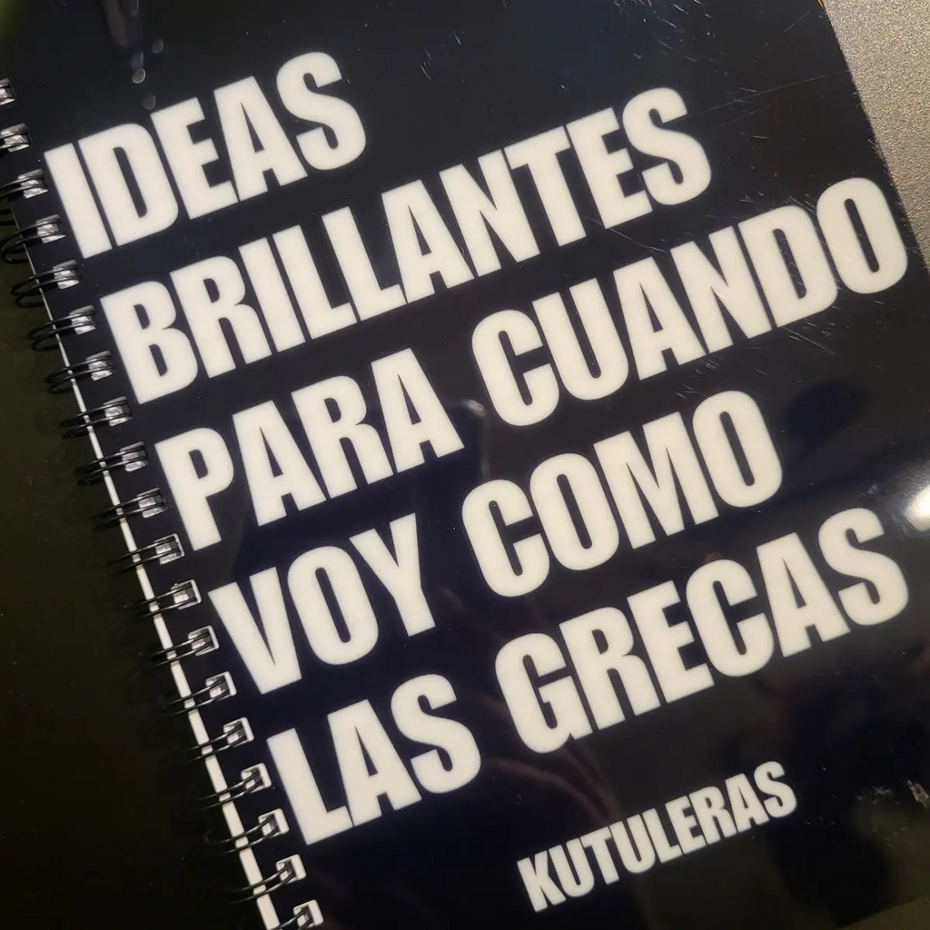 Libreta Kutuleras "Ideas brillantes"