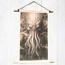Load image into Gallery viewer, Goth dark Cthulhu Tapestry