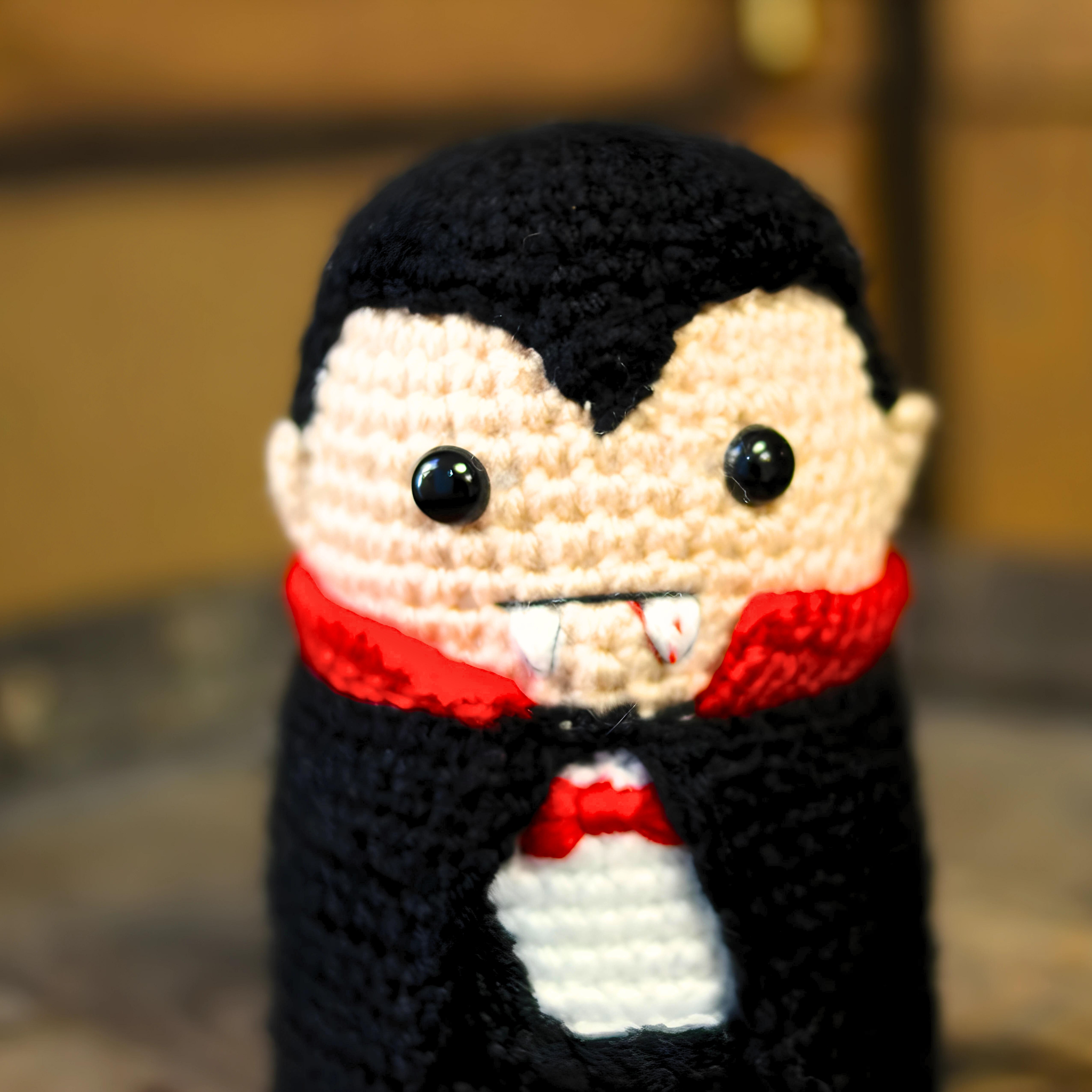 Muñeco Drácula  amigurumi