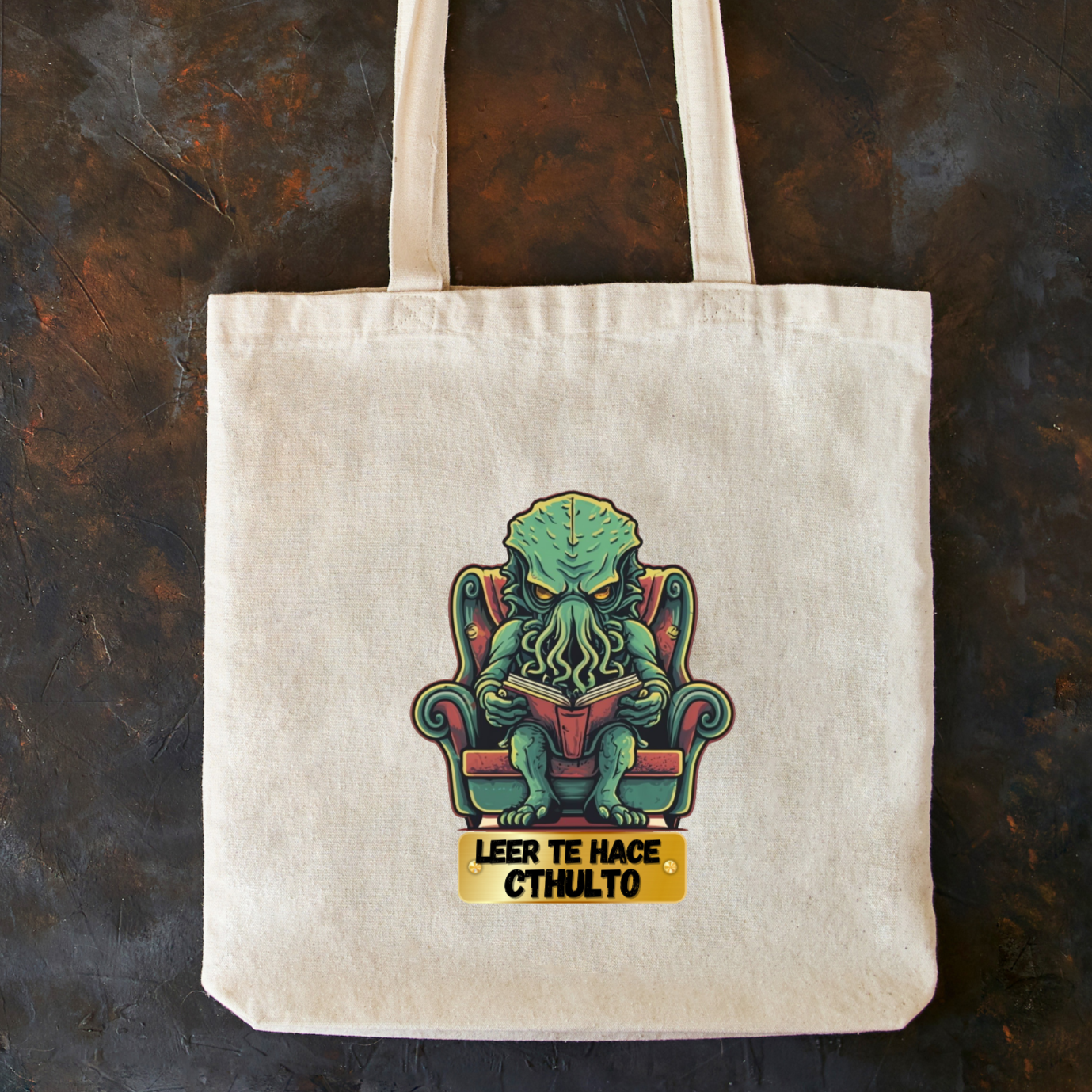 Tote bag "Leer te hace cthulto"