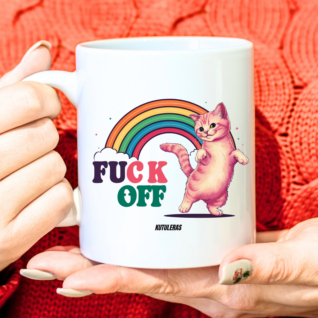 Taza Kutuleras "Fuck off"