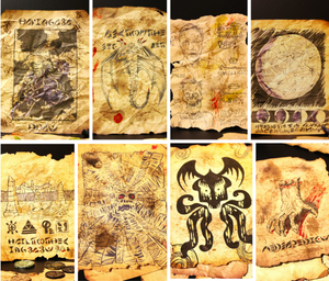 Handmade Necronomicon Scrolls