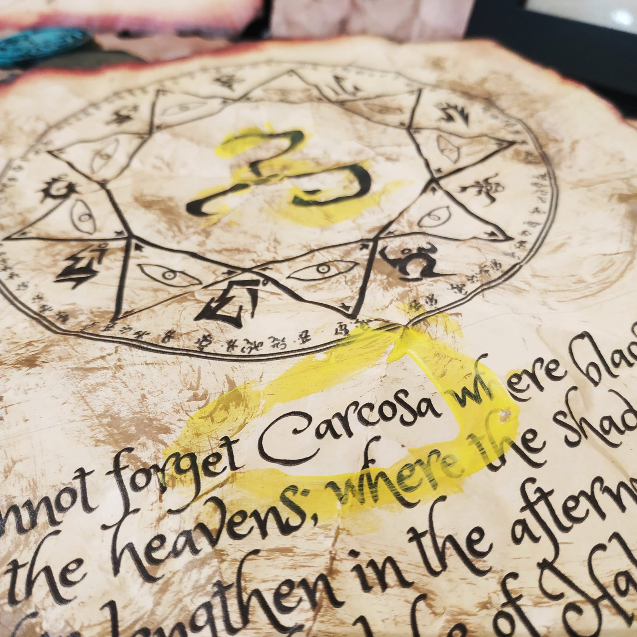 Handcrafted Scroll: Hastur