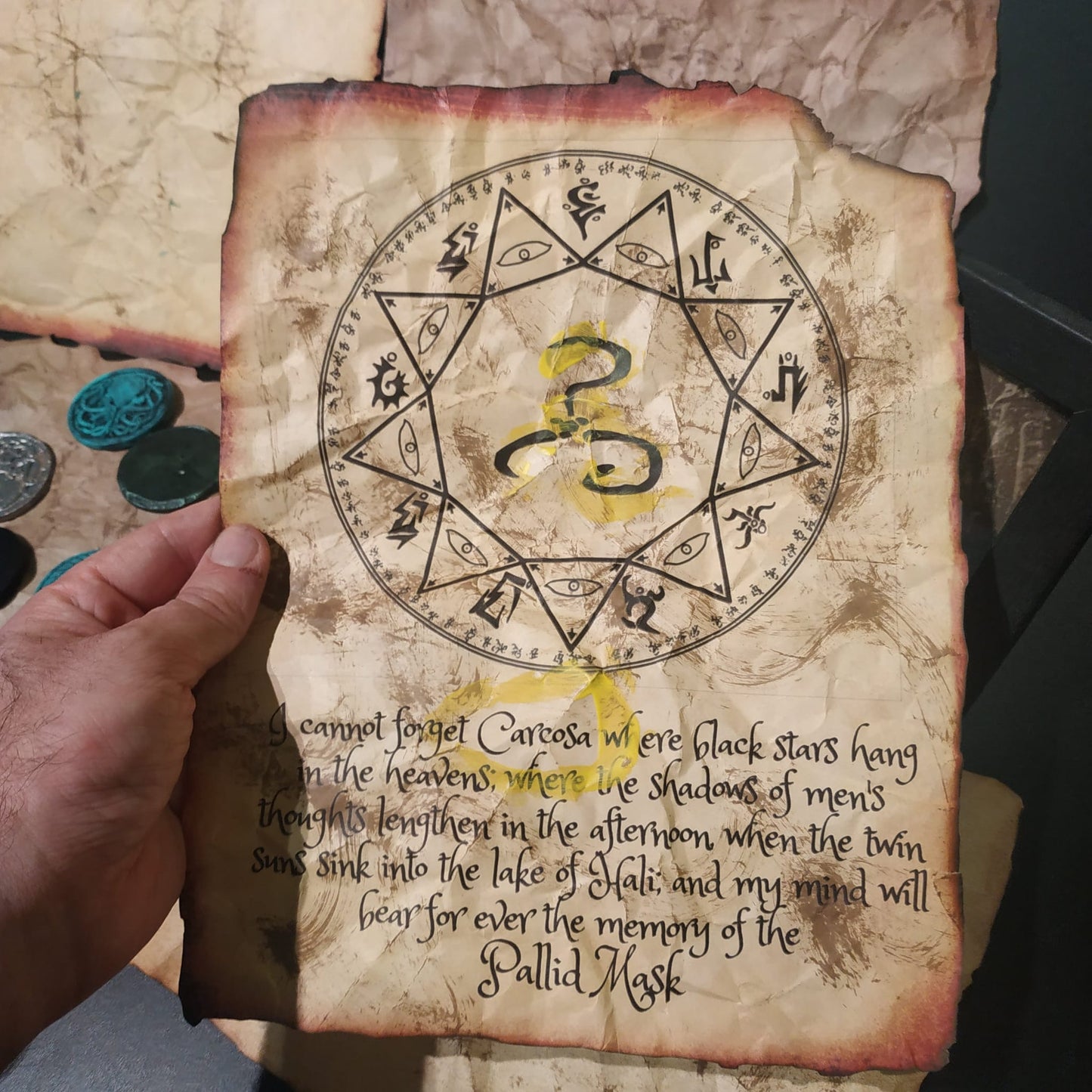 Handcrafted Scroll: Hastur
