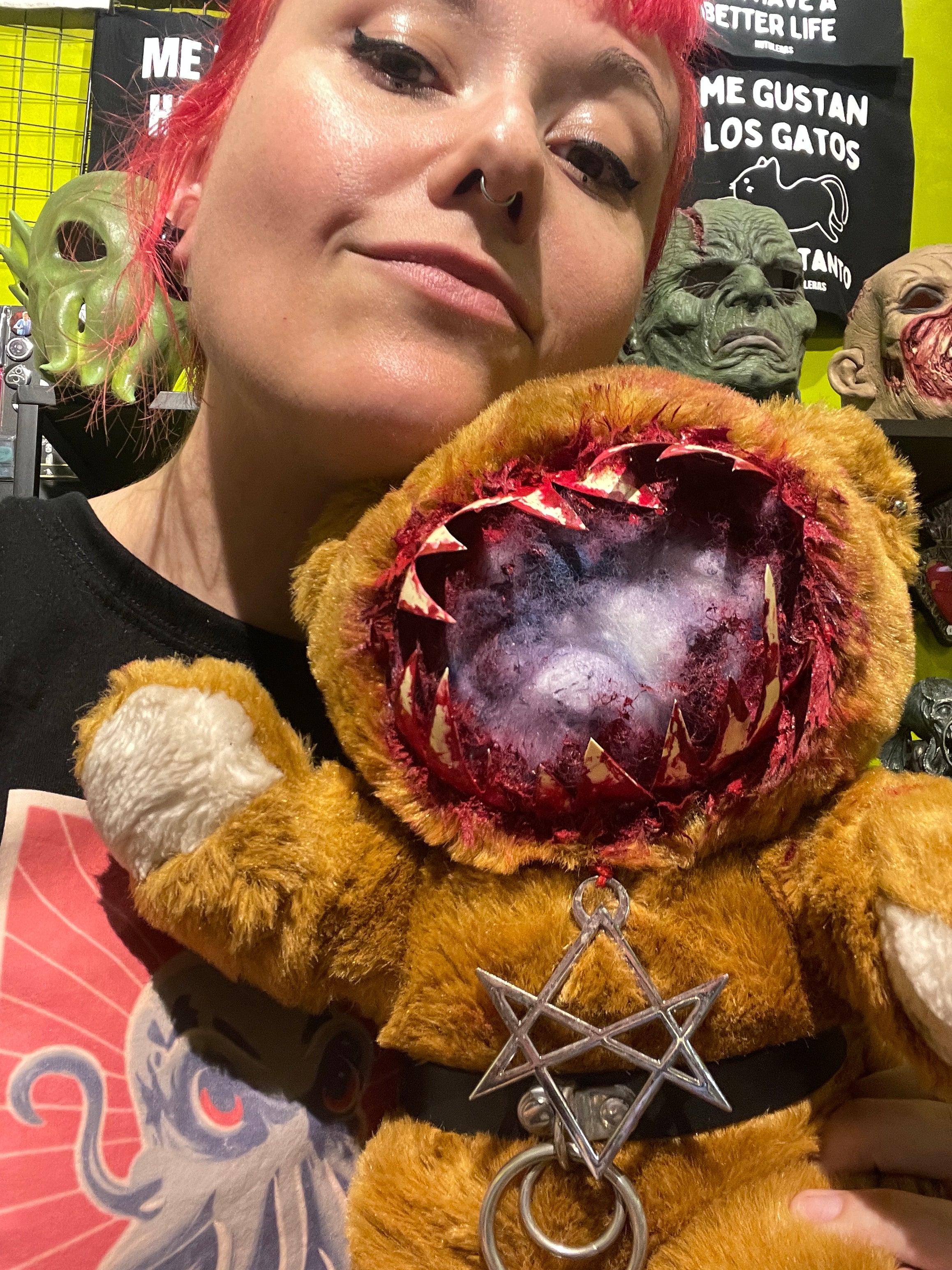 No-faced teddy bear - Unique piece