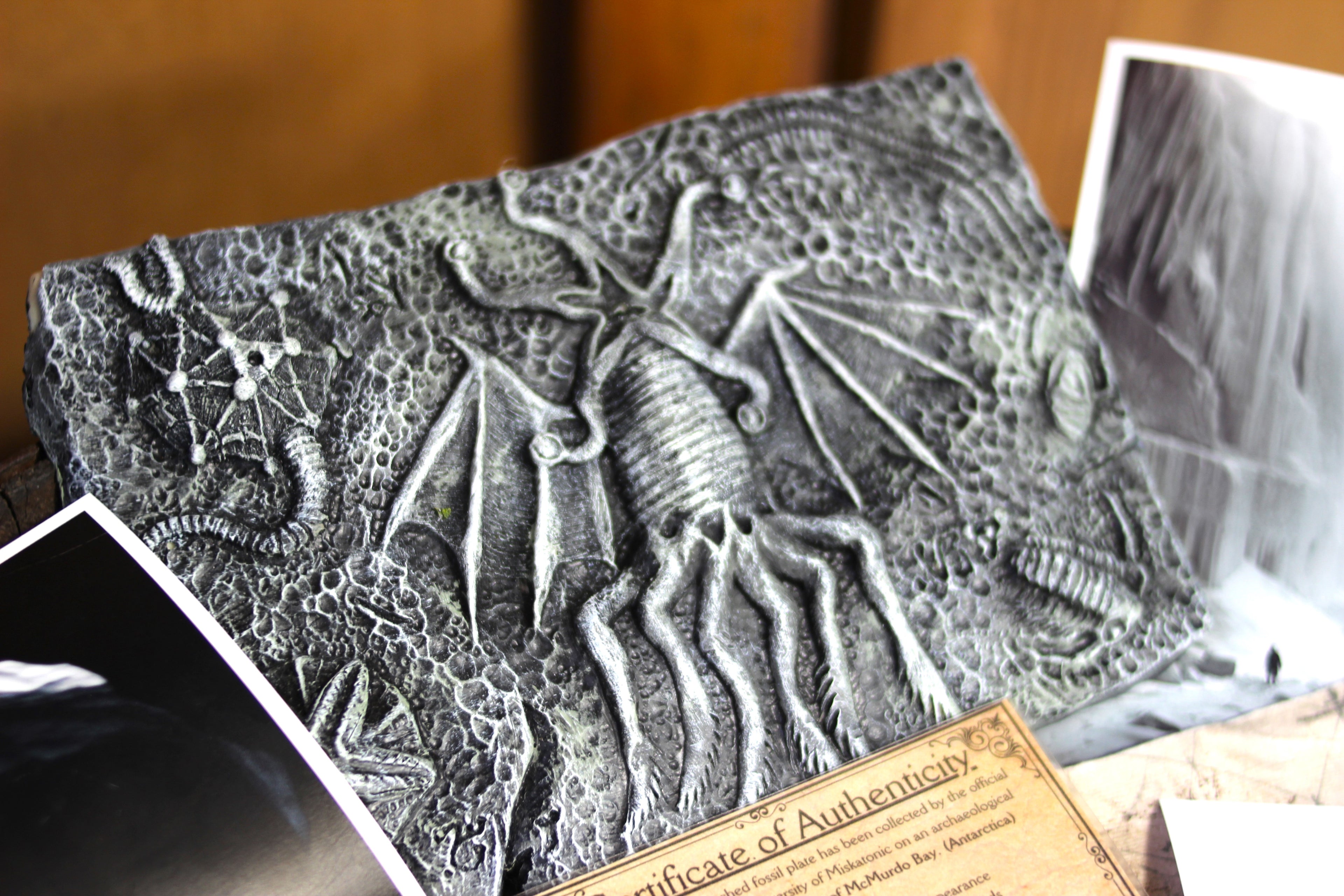 Set de Expedición en la Antártida, universidad Miskatonic