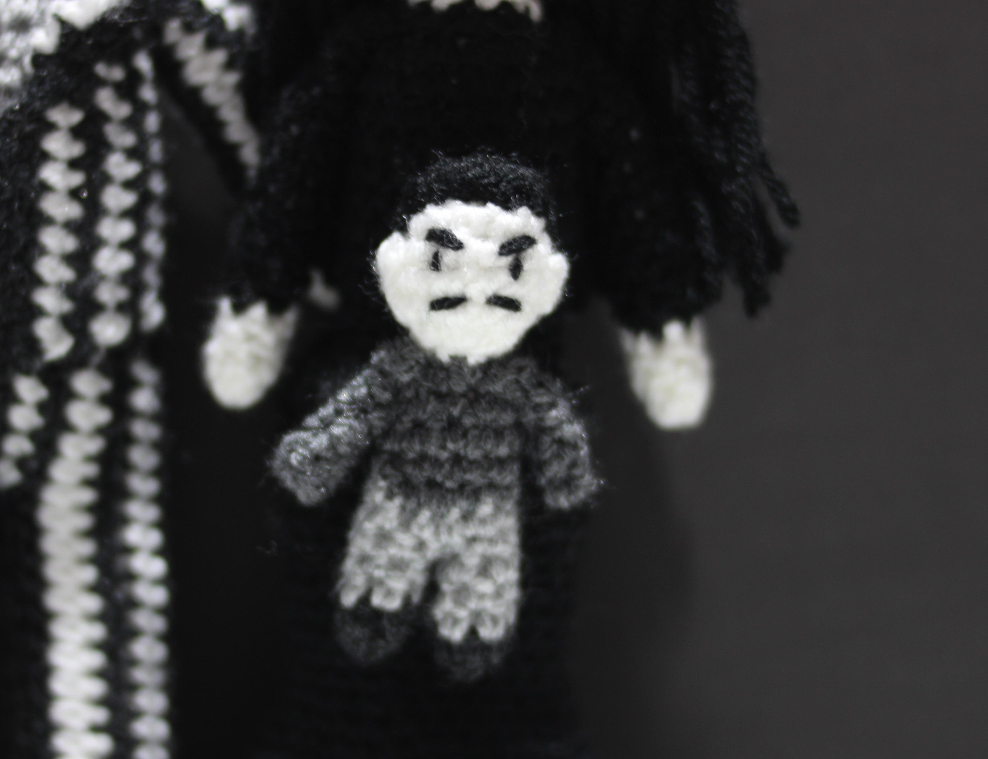 The Goth Family - 10 Handcrafted Wool Dolls