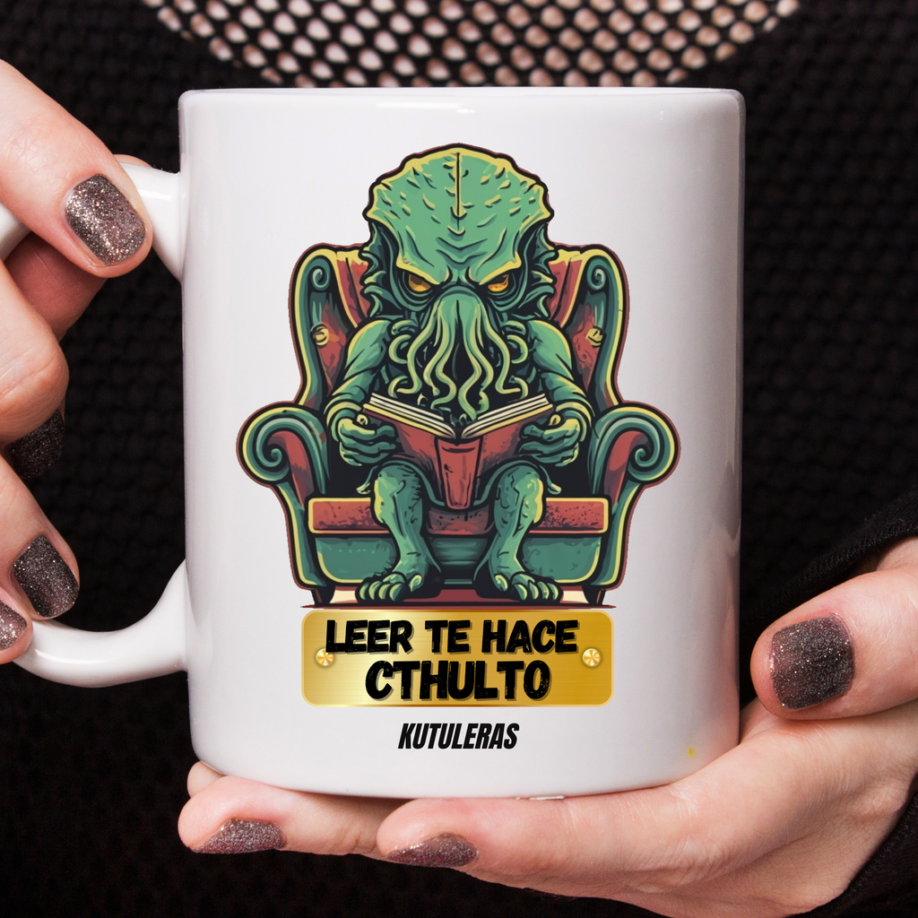 Mug "Leer te hace..."