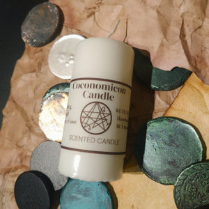 Coconomicon scented candle