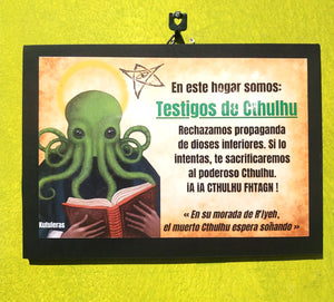 Cthulhu's witnesses sign