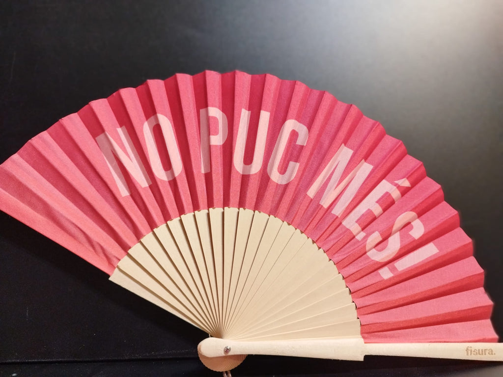 Hand Fan "No puc mes"