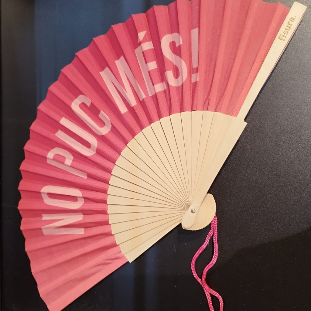 Hand Fan "No puc mes"