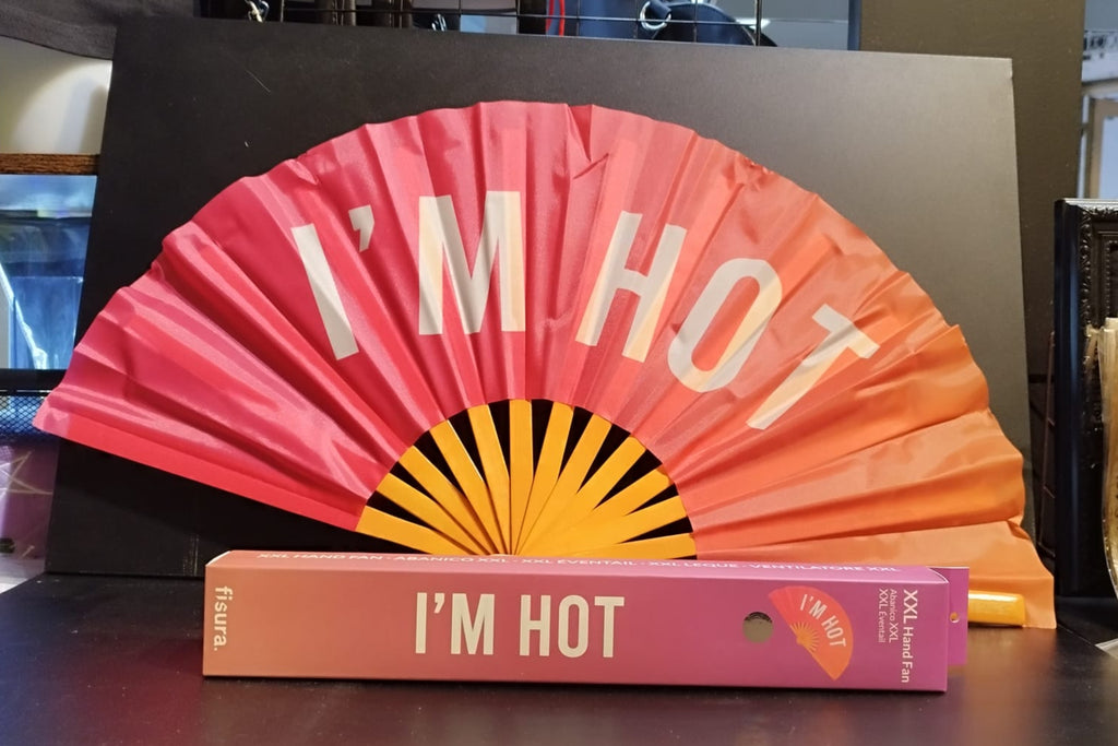 Hand Fan XXL "I´m hot"