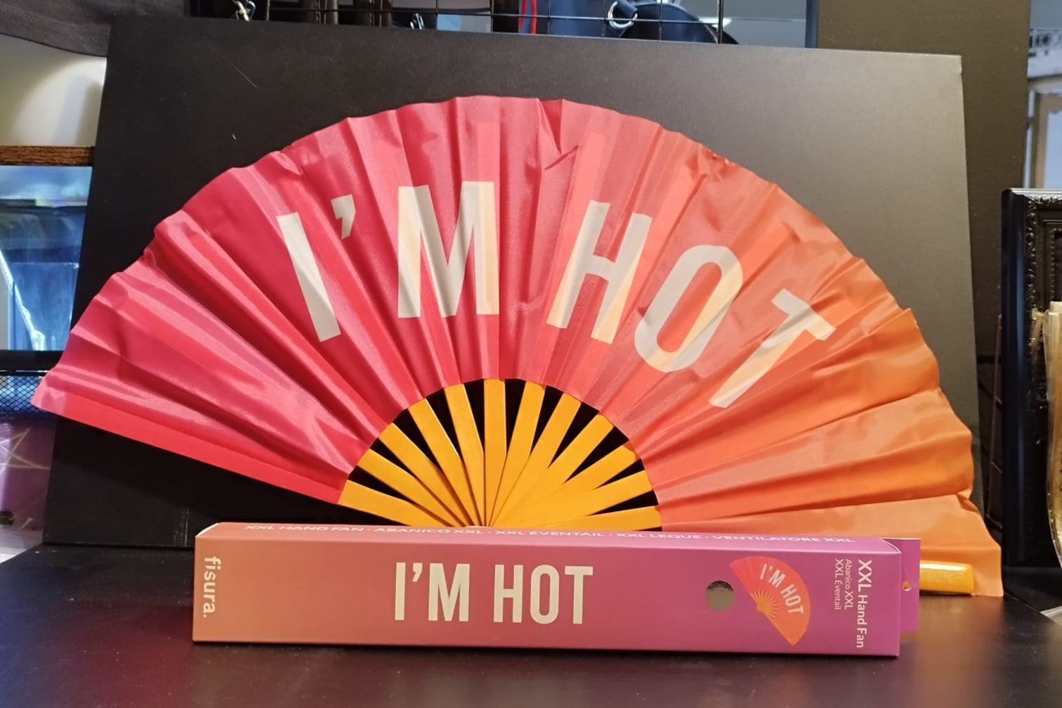 Hand Fan XXL "I´m hot"