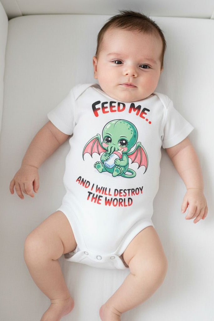 Feed me...· Baby Bodysuit