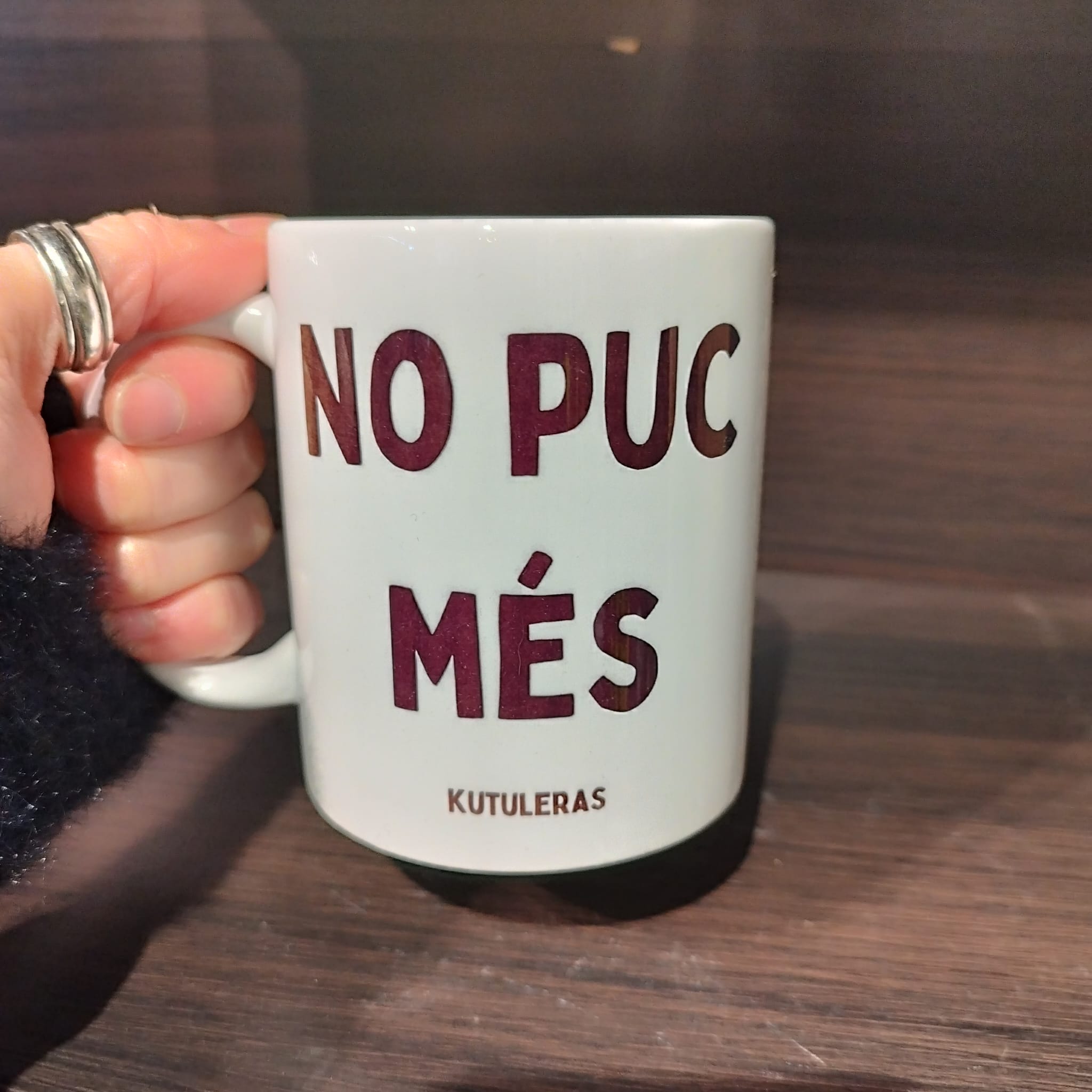 Kutuleras Mug "No puc més"