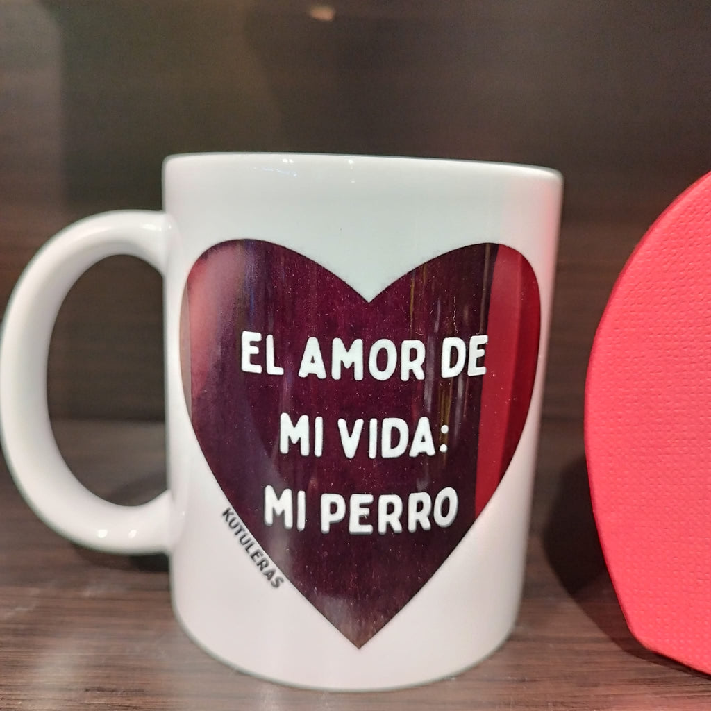 Kutuleras Mug "El amor de mi vida:perro"