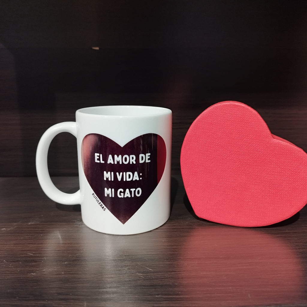 Kutuleras Mug "El amor de mi vida:gato"