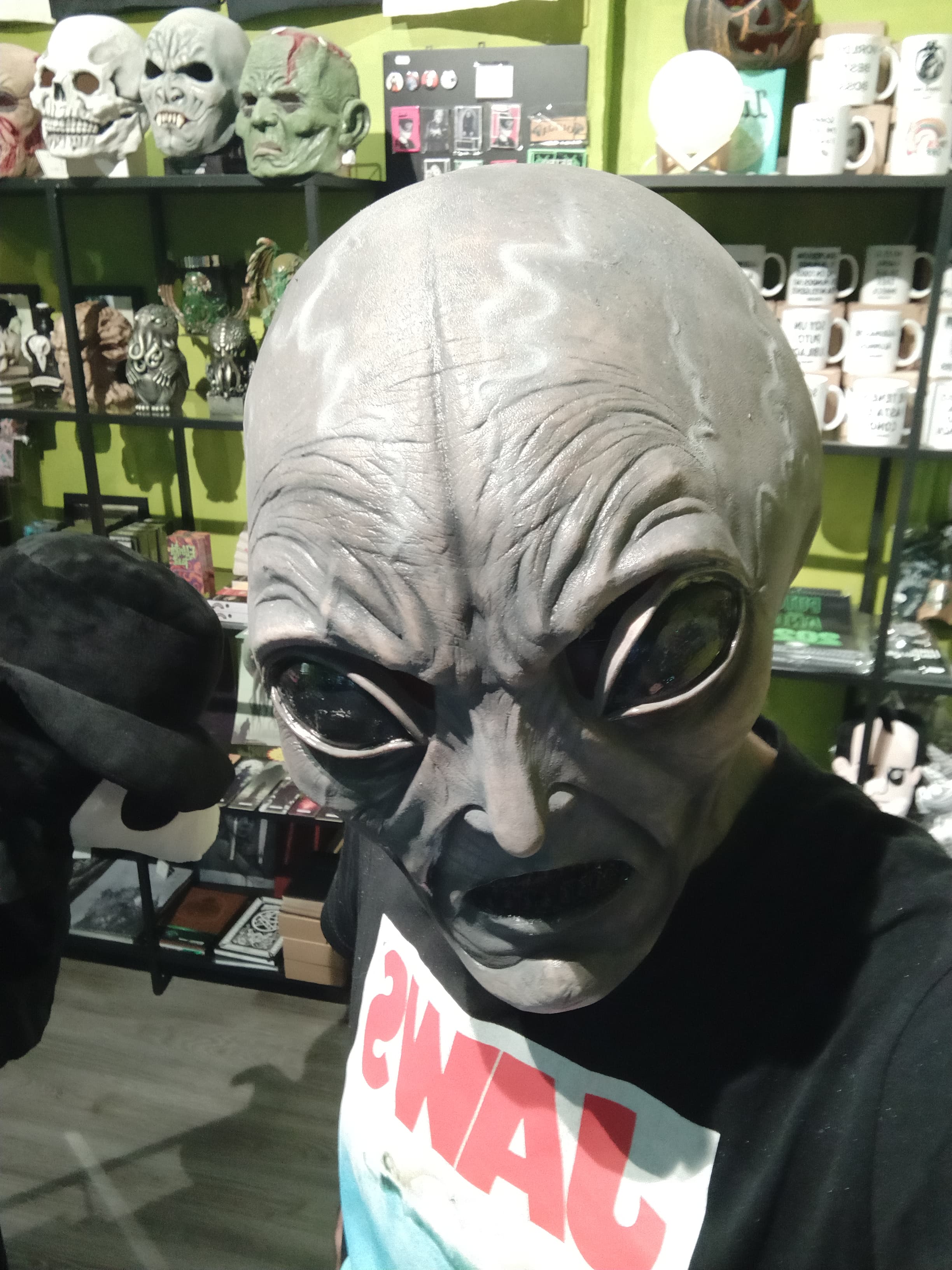 Máscara de alien malvado