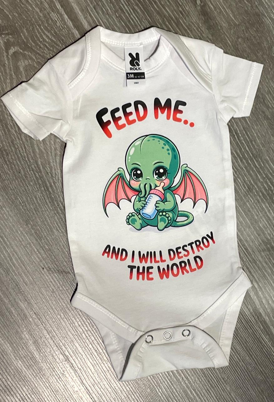 Feed me...· Baby Bodysuit