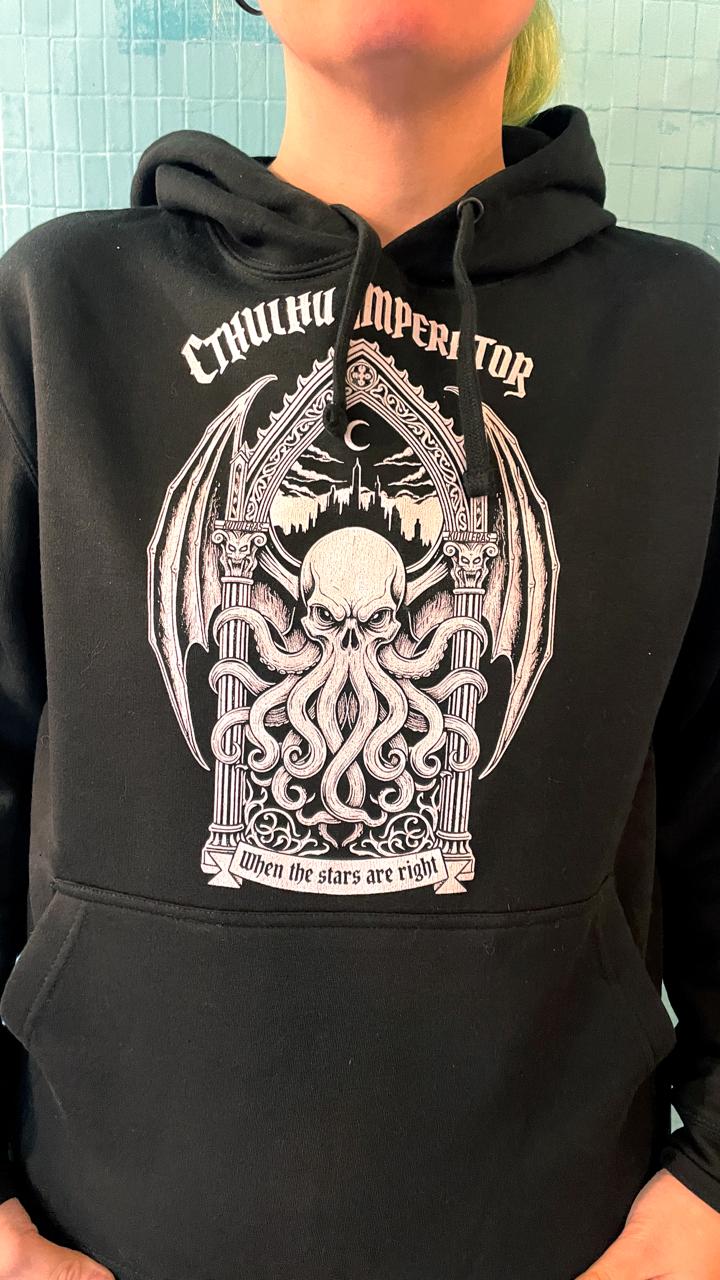 Black Hoddie "Cthulhu imperator"