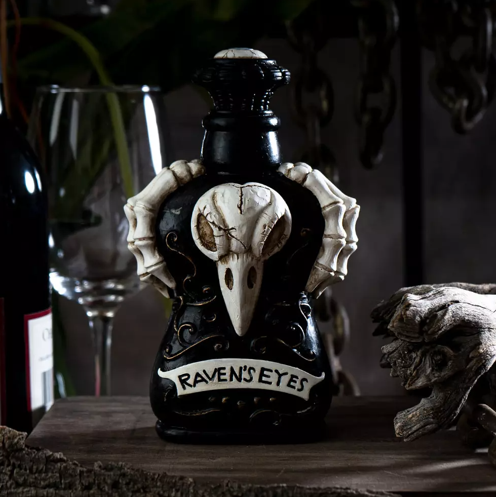 "Ravens Eyes" Potion Bottle