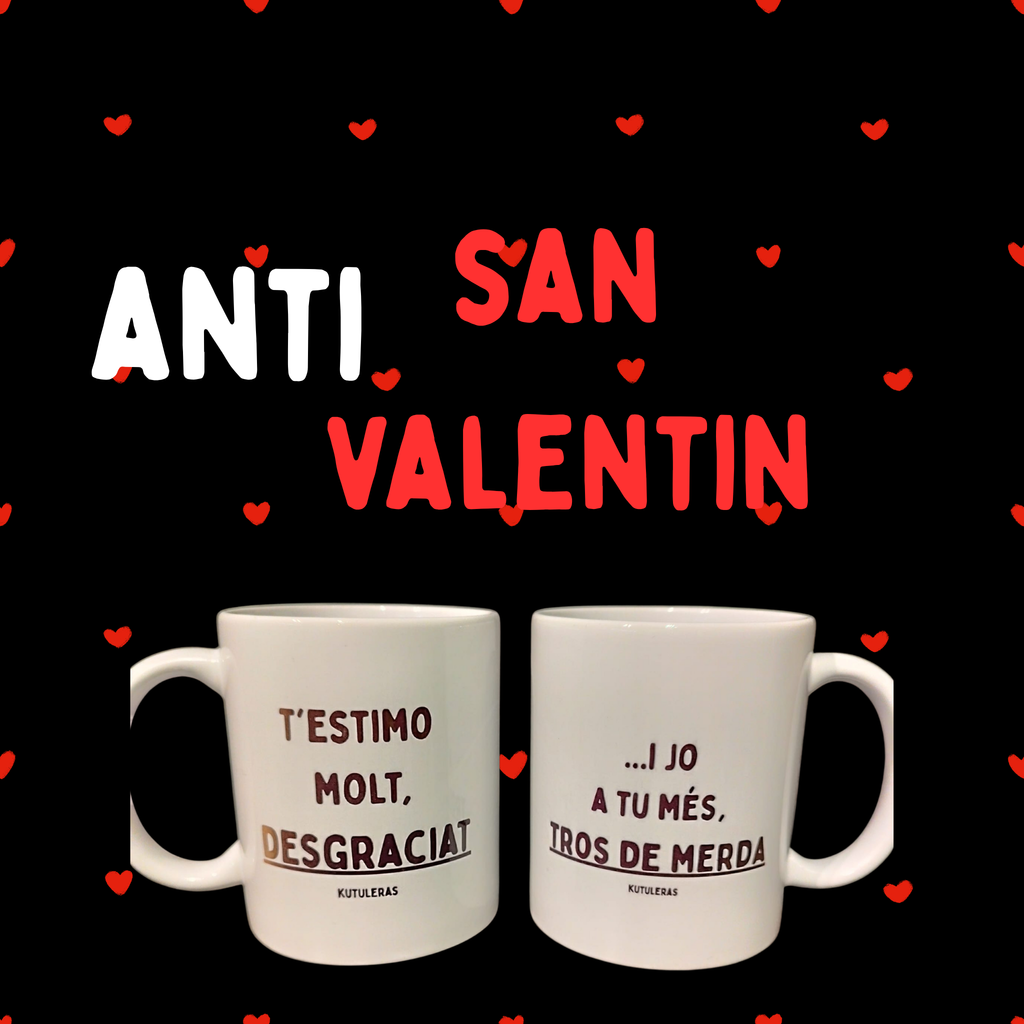 2 Tazas "T´estimo molt"