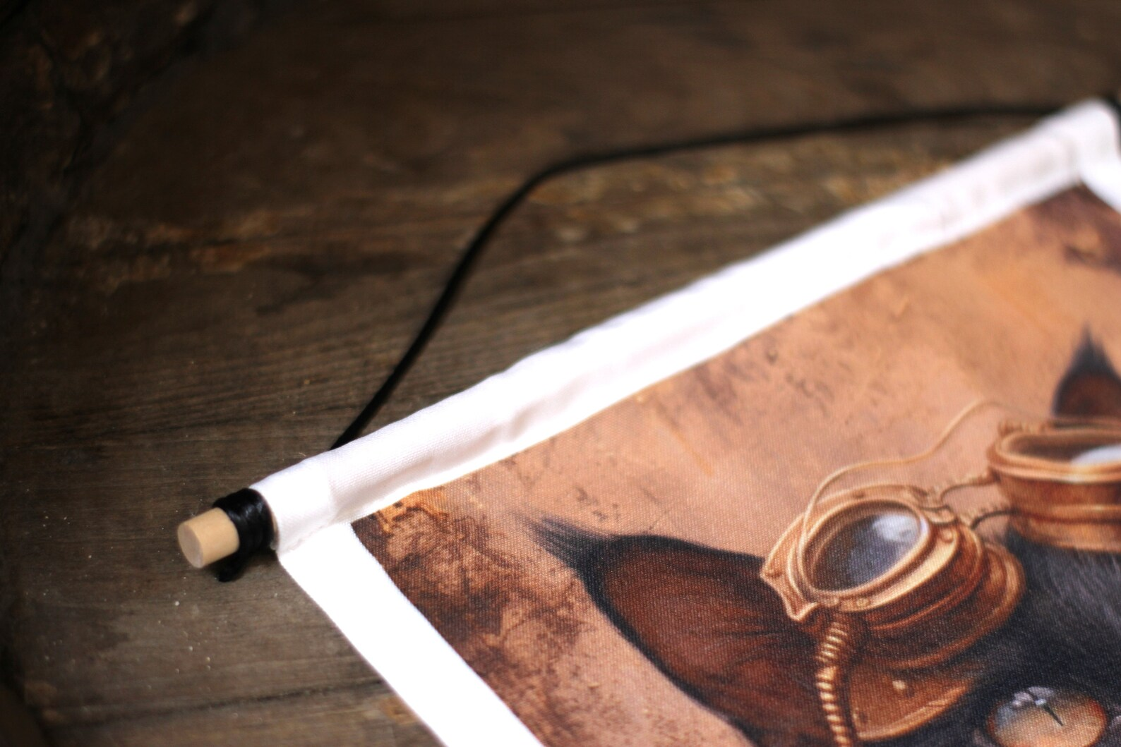 Steampunk Cat Tapestry