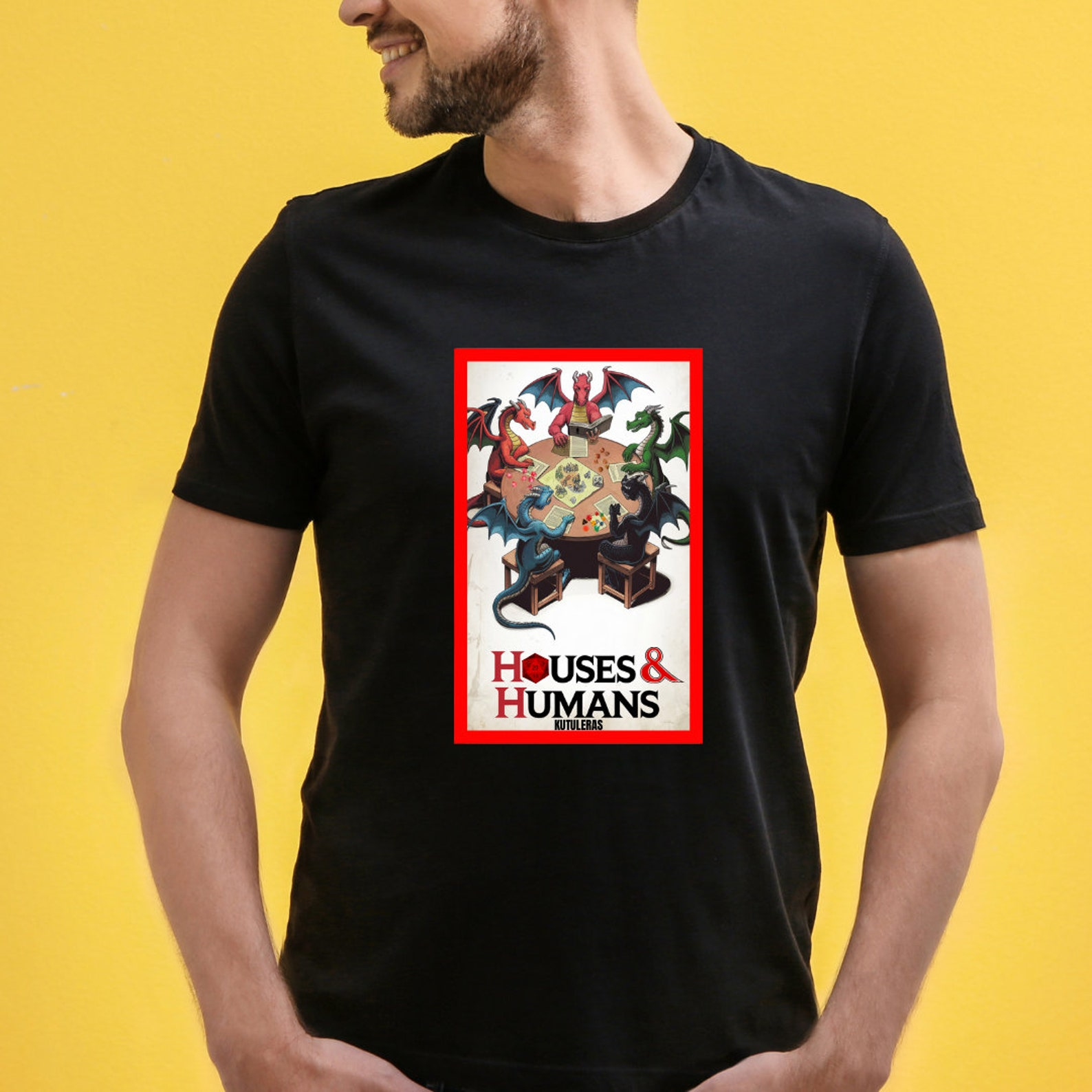 T-Shirt "Houses & Humans"