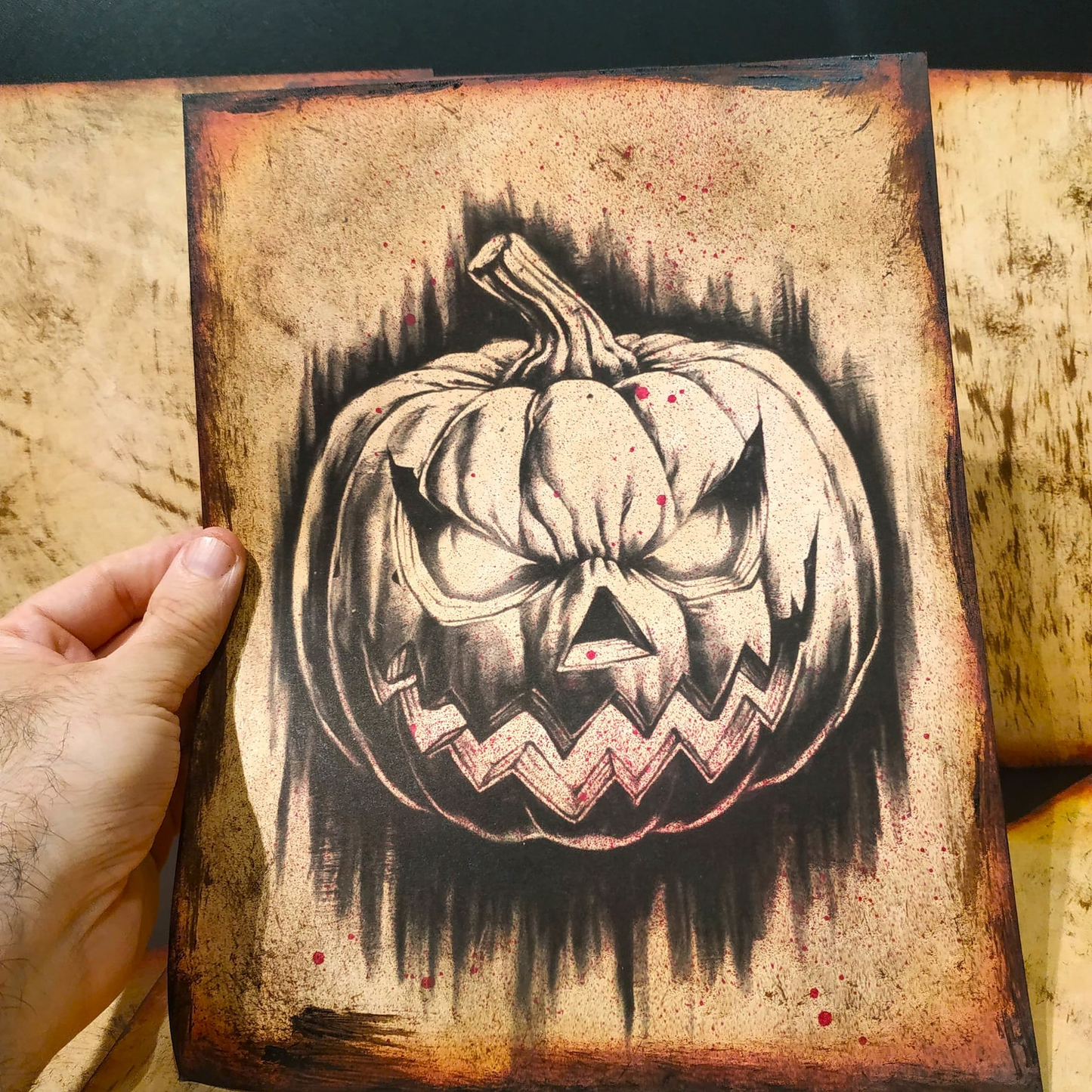 Handmade Halloween Scrolls