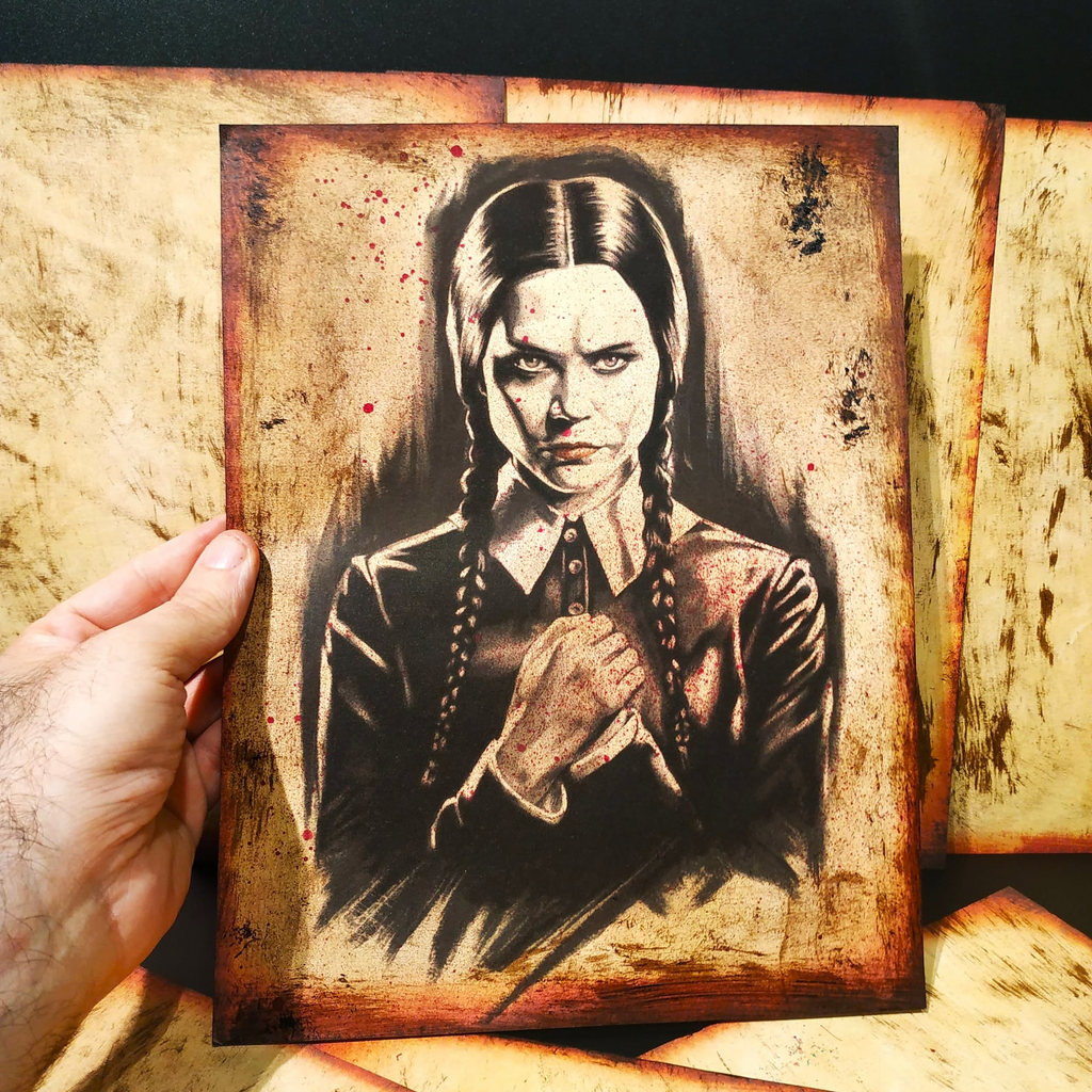 Handmade Halloween Scrolls