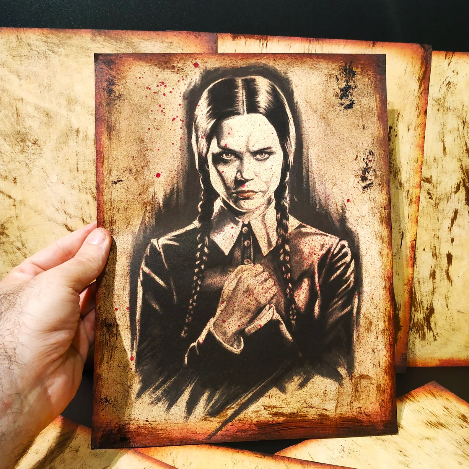 Handmade Halloween Scrolls