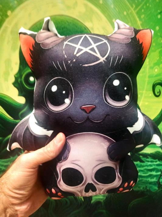 Devil Cat Cushion