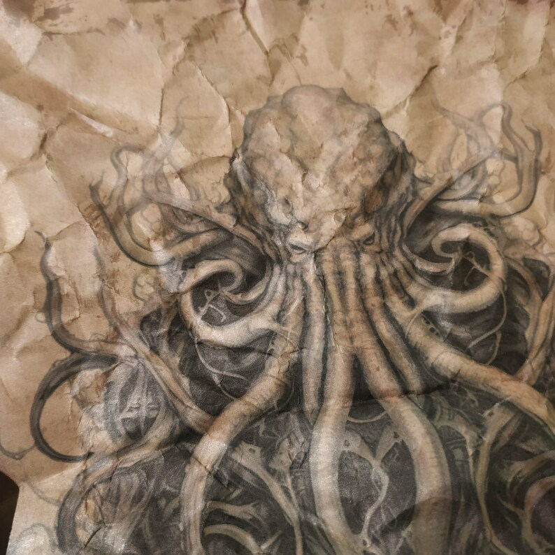 Cthulhu Scrolls: Prints of necronomicon